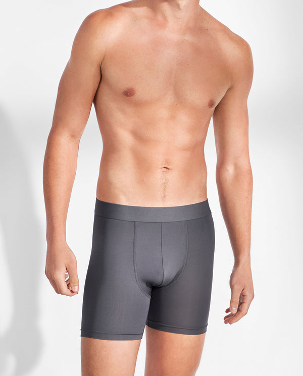 2-PACK BOXER BRIEF ACTIVE IRON GREY