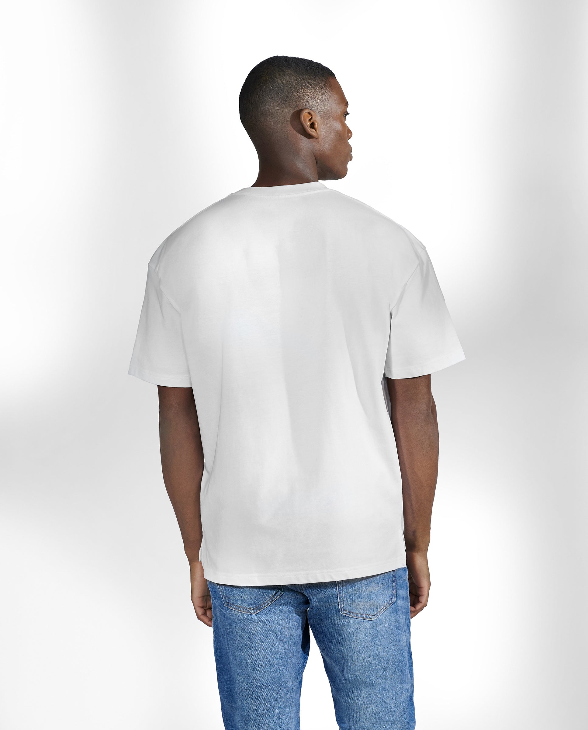 Camiseta blanca manga corta de algodón orgánico 300g