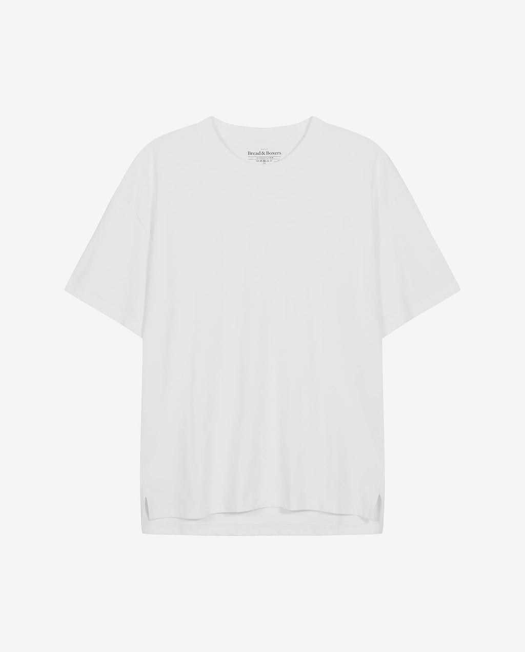 Camiseta blanca manga corta de algodón orgánico 300g