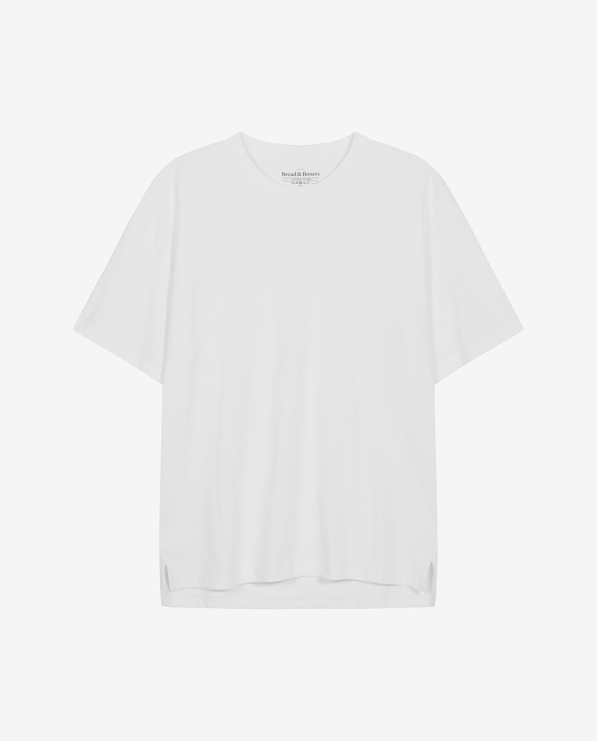 Camiseta blanca manga corta de algodón orgánico 300g