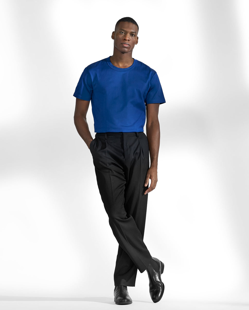 Camiseta cuello caja algodón orgánico by Bread&Box