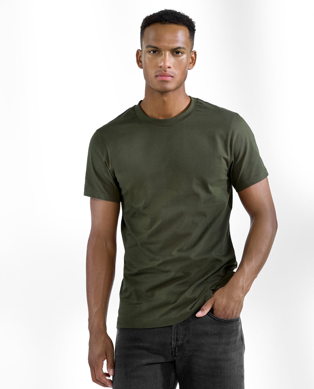 Camiseta cuello caja algodón orgánico by Bread&Box