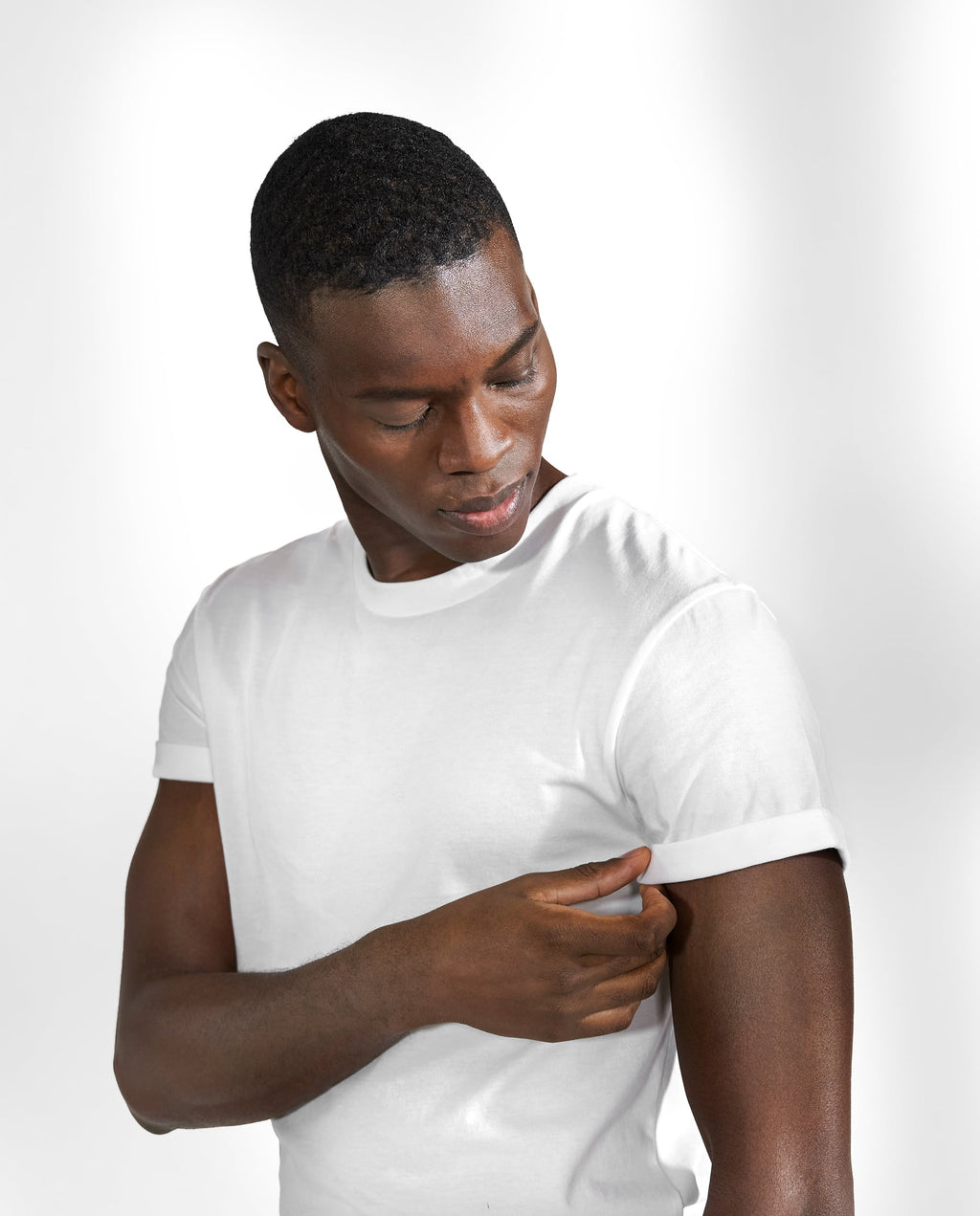 CAMISETA CUELLO CAJA TENCEL blanco by Bread&Boxers