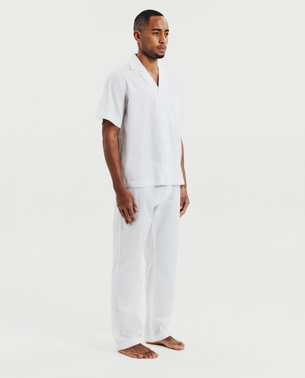Chaqueta de pijama manga corta blanco by Bread&Box | 90166_0001_3