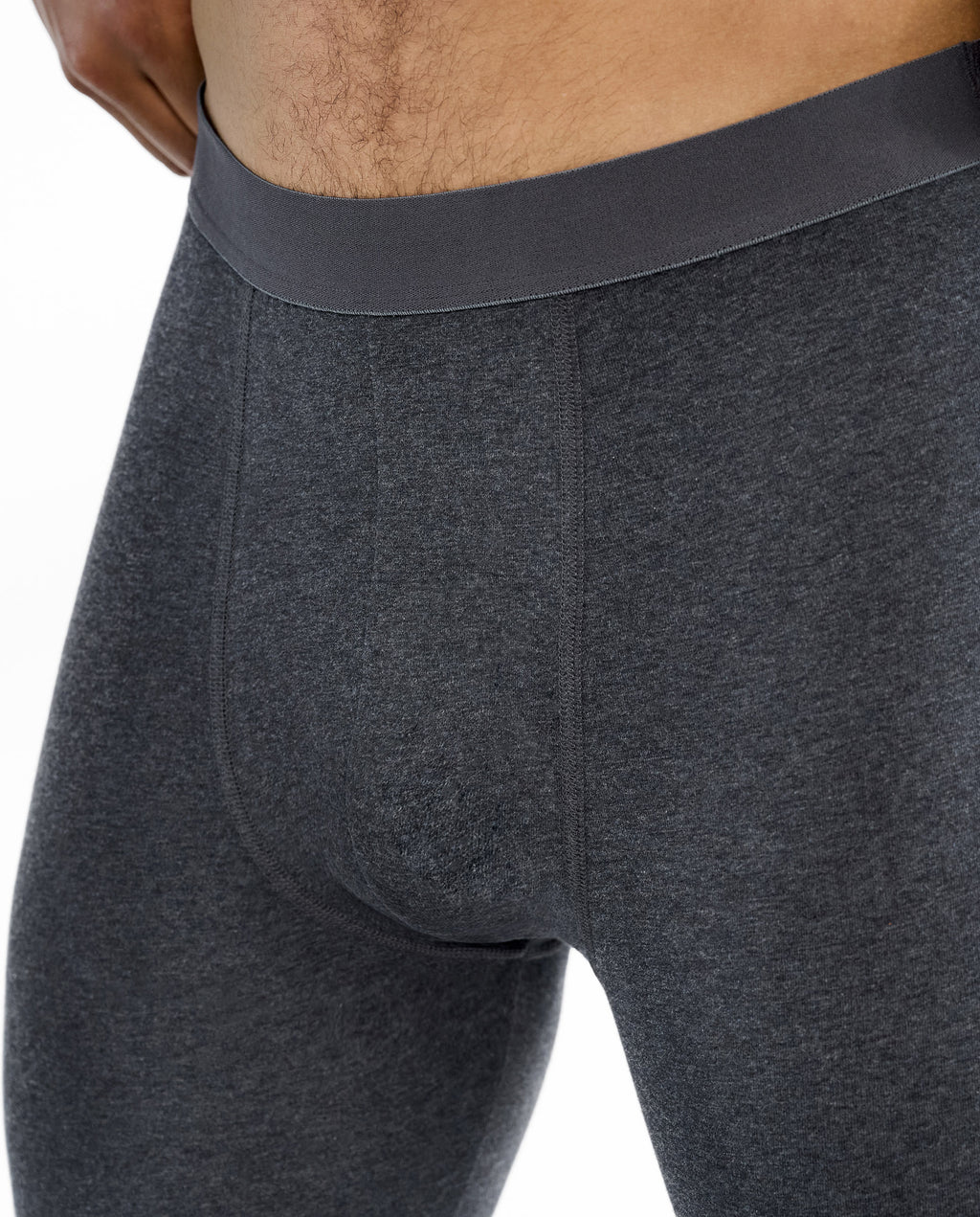 Boxer largo long john gris melange oscuro by Bread