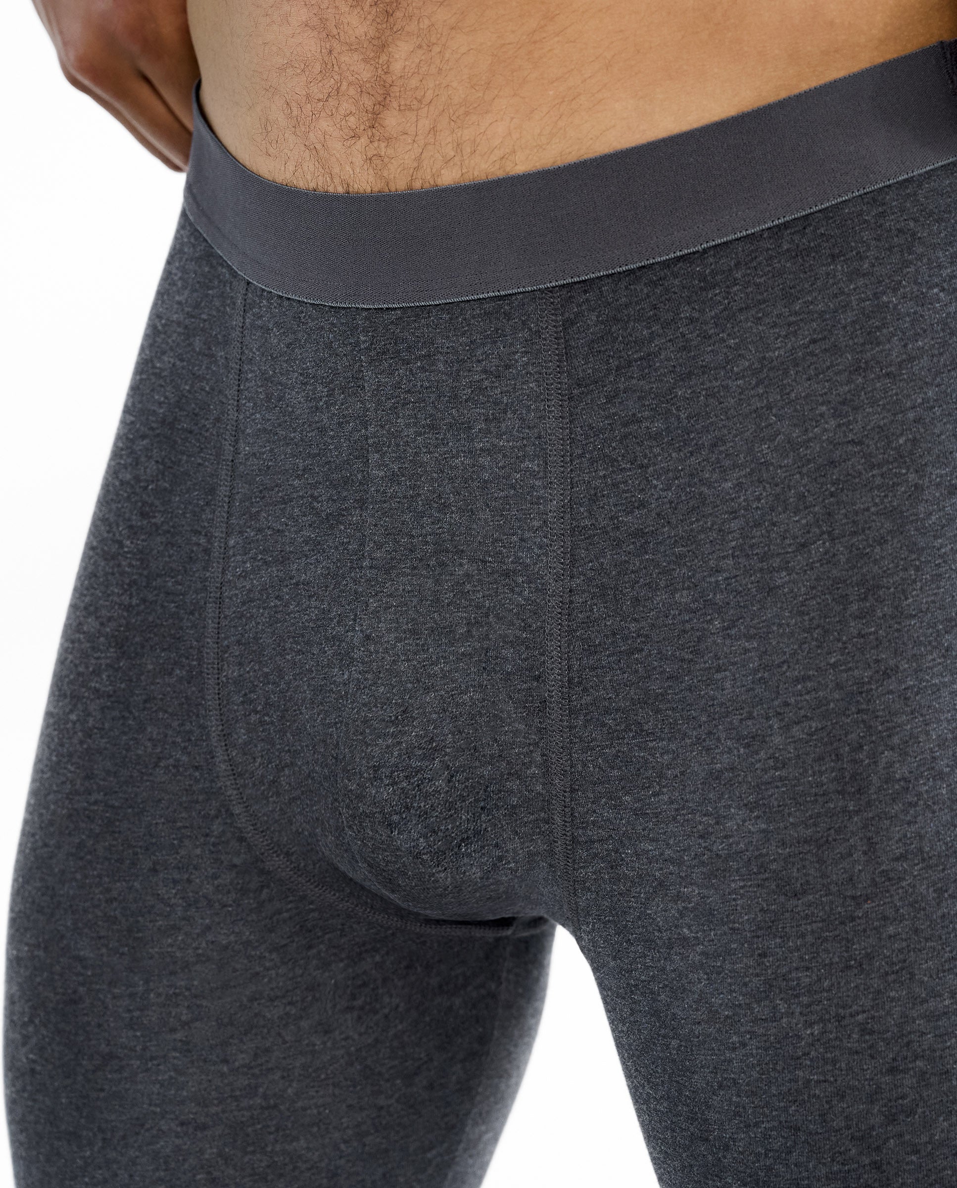 Boxer largo long john gris melange oscuro by Bread