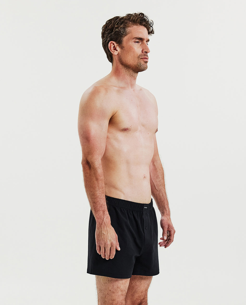 Pack de 2 boxers de punto algodón orgánico negro