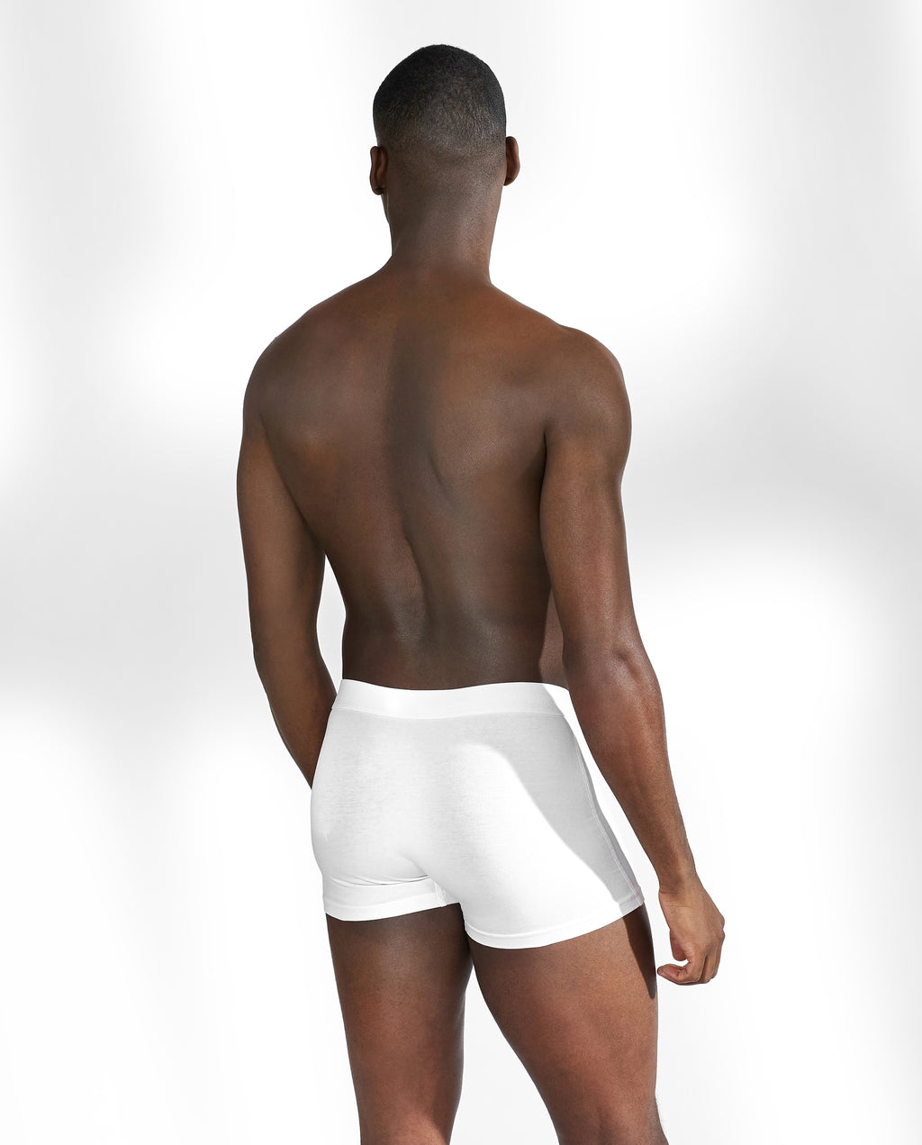 Pack 3 boxer trunk de algodón orgánico blanco by B