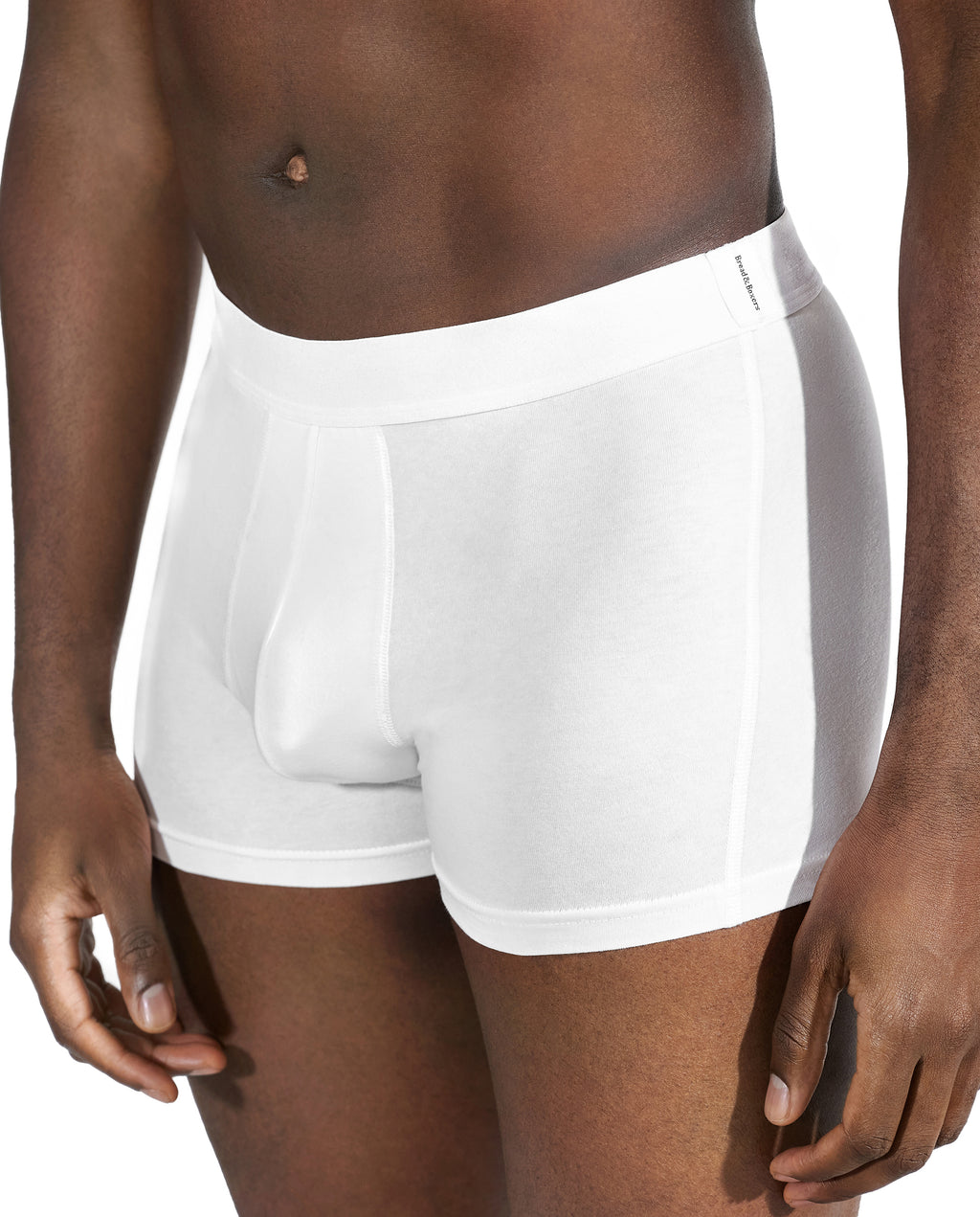 Pack 3 boxer trunk de algodón orgánico blanco by B