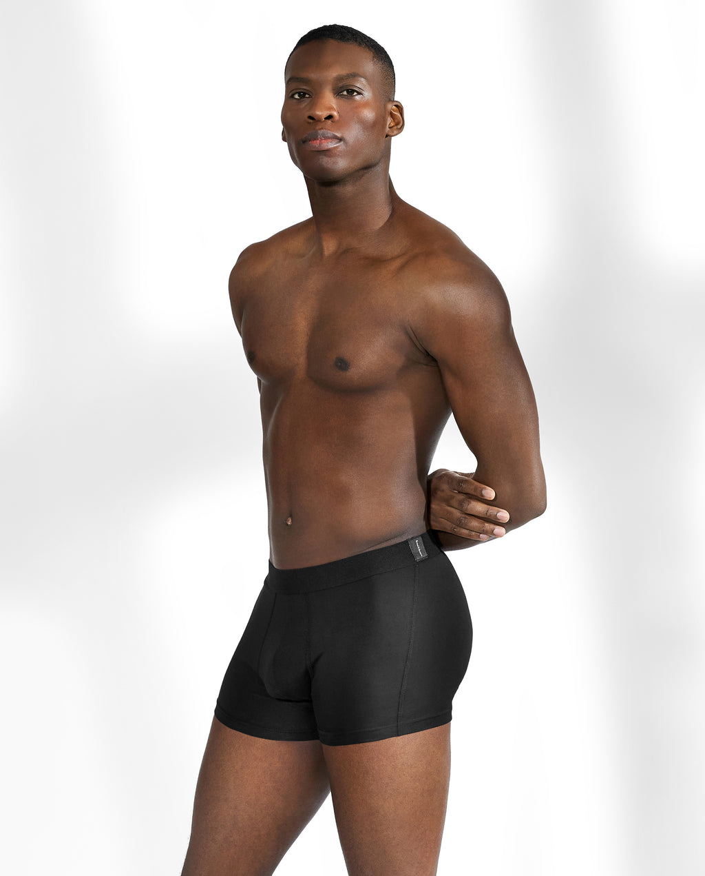 Pack 3 boxer trunk de algodón orgánico negro by Br