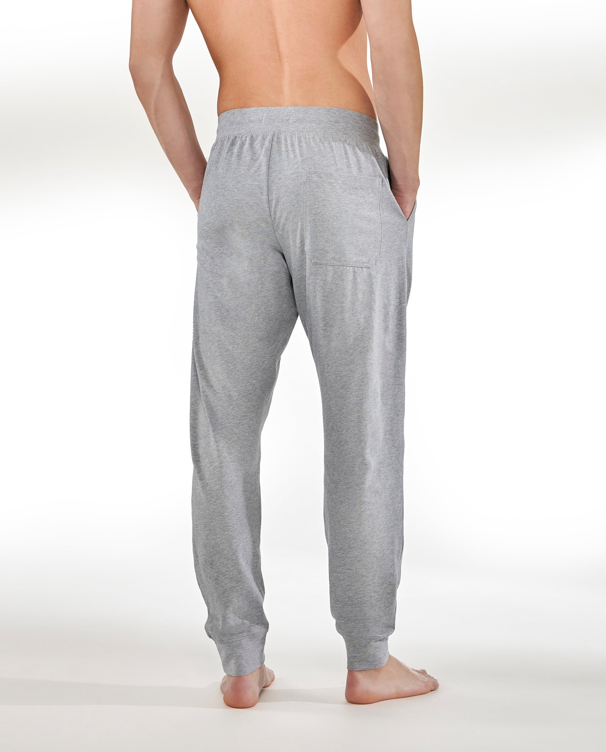 Pantalón de pijama largo algodón orgánico gris