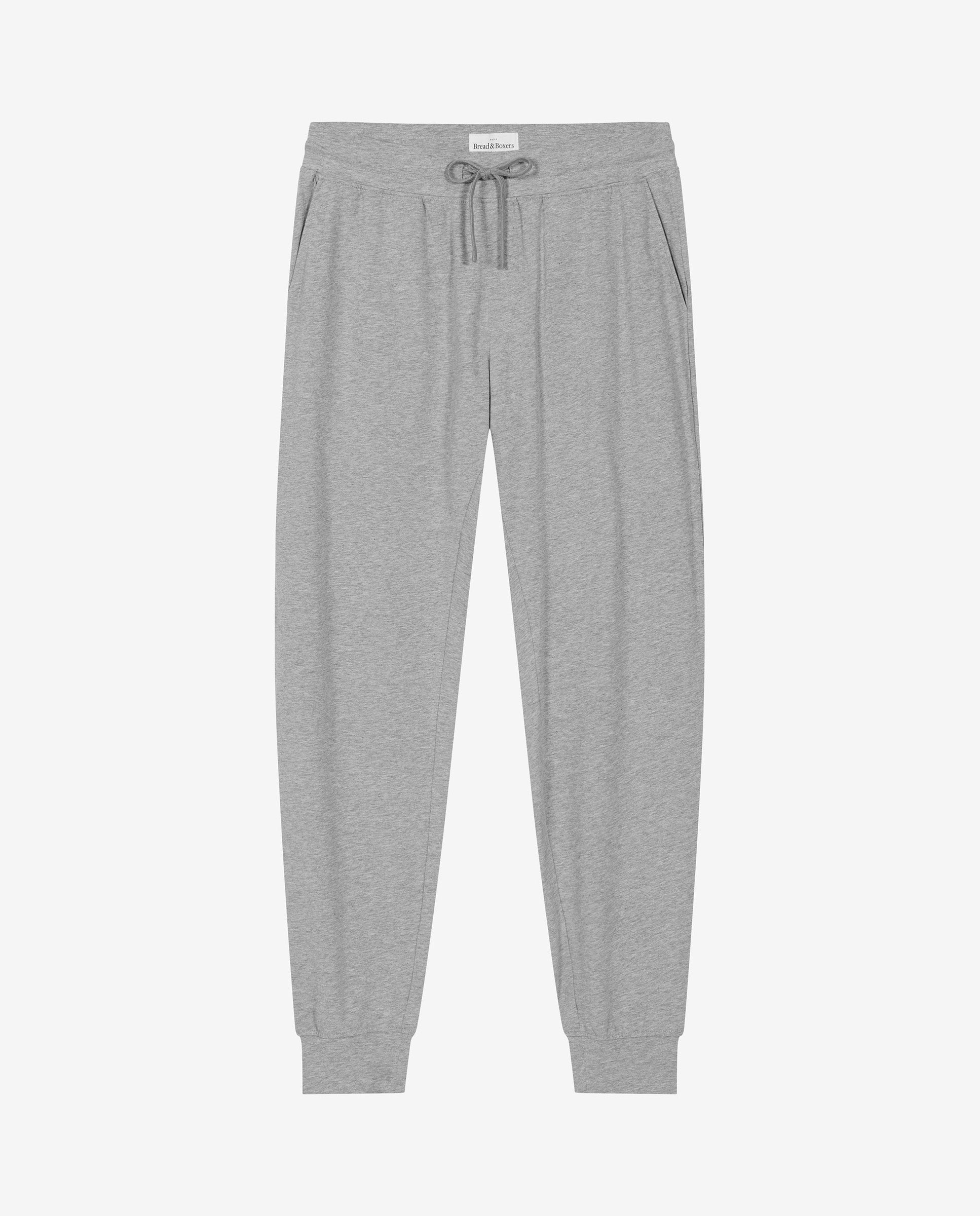 Pantalón de pijama largo algodón orgánico gris