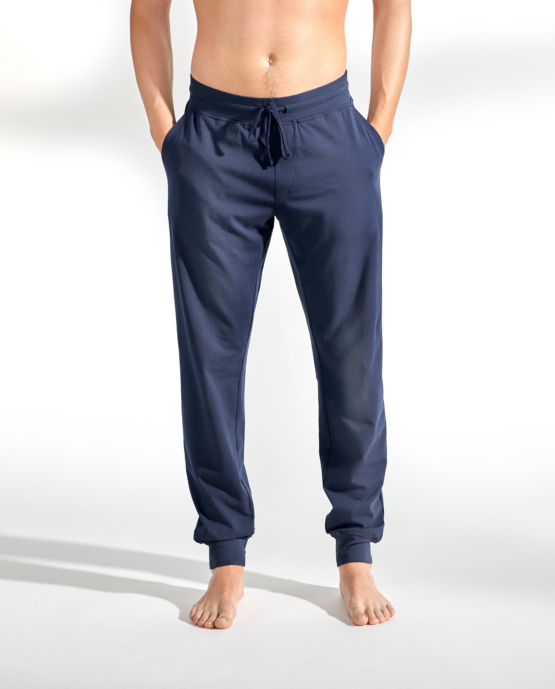 Pantalón de pijama largo algodón orgánico marino