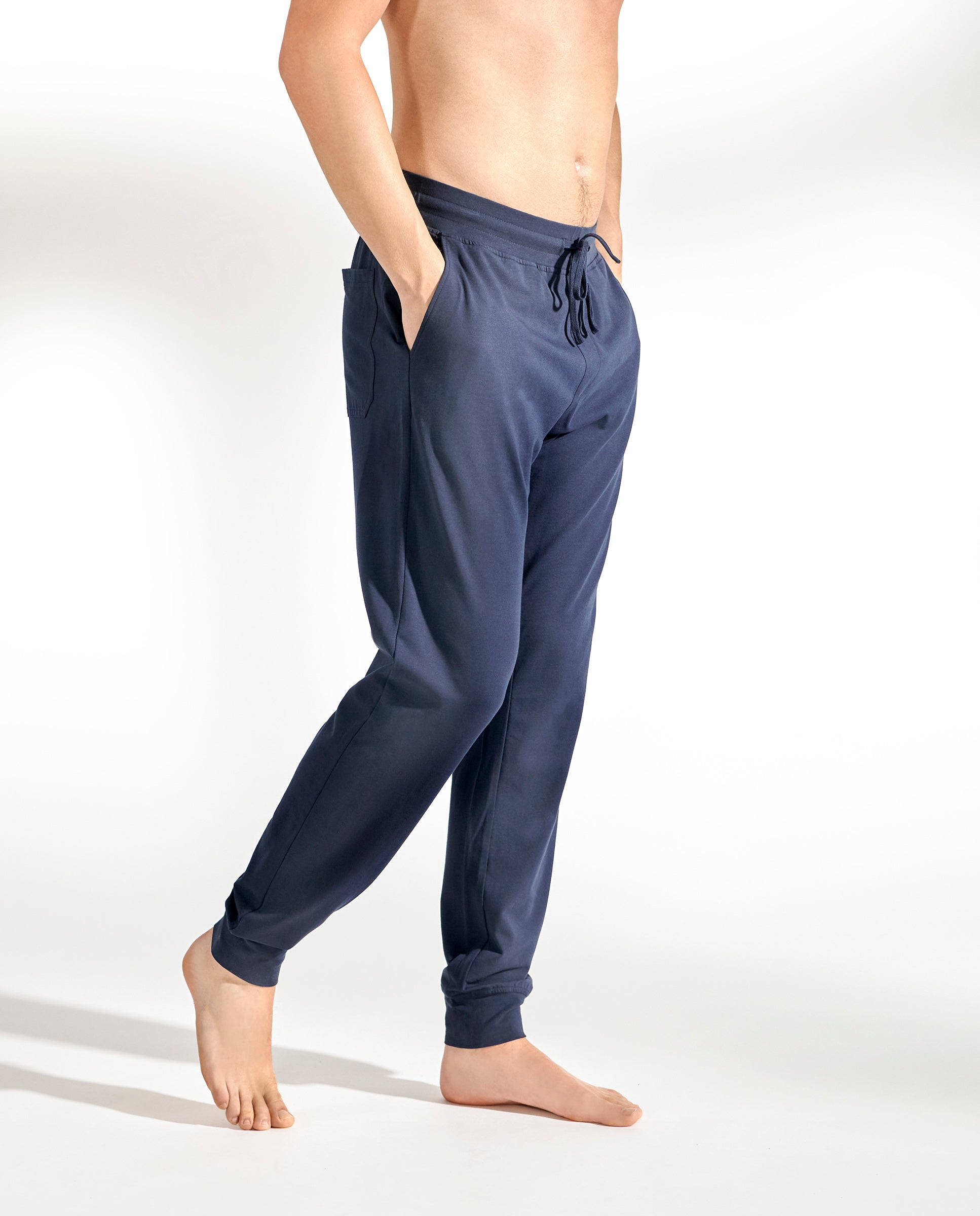 Pantalón de pijama largo algodón orgánico marino