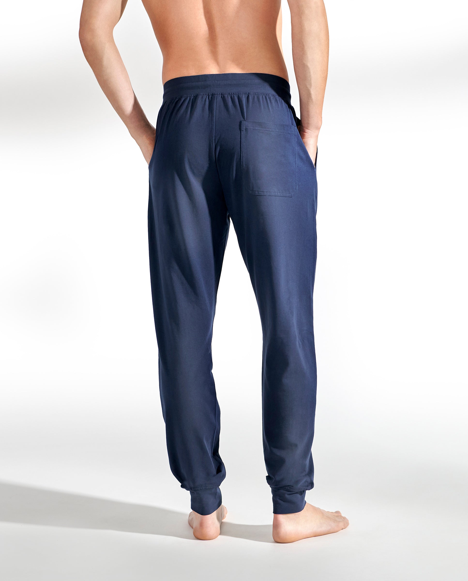 Pantalón de pijama largo algodón orgánico marino