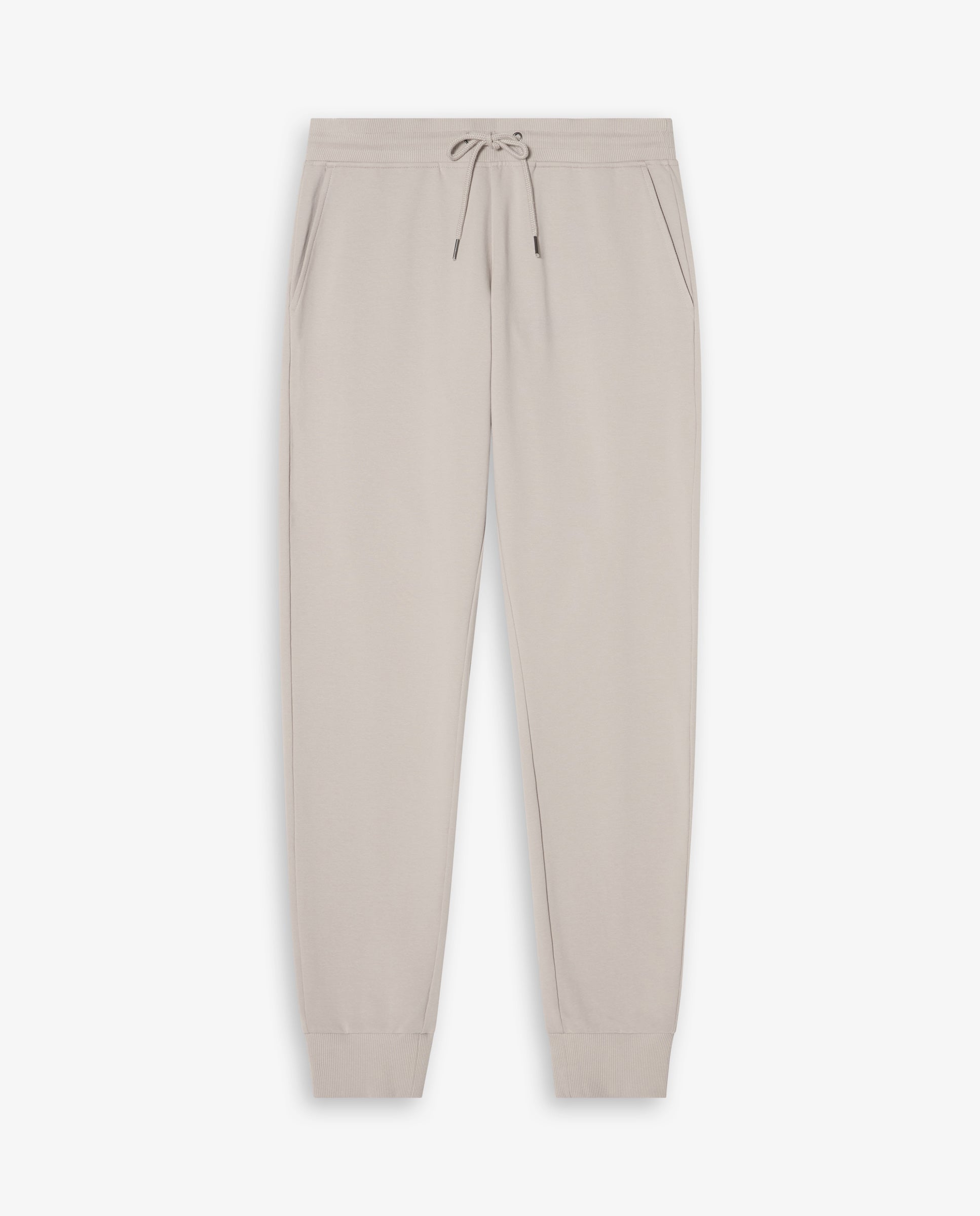 Pantalón jogger de algodón orgánico greige