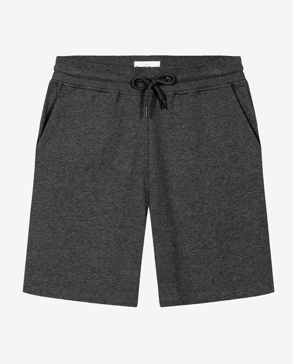 Pantalón corto de algodón orgánico gris melan by B