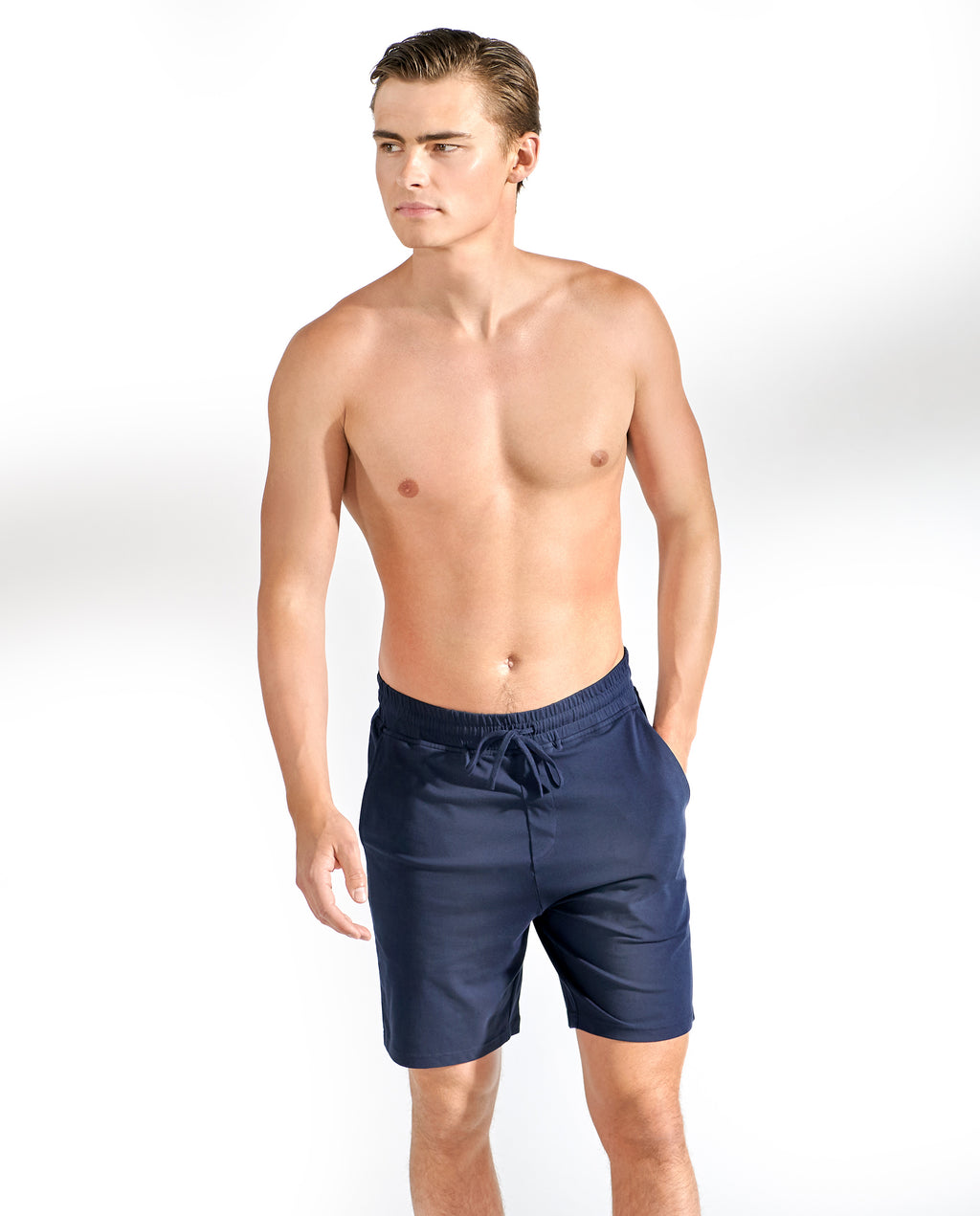 PYJAMA SHORTS DARK NAVY by Bread&Boxers