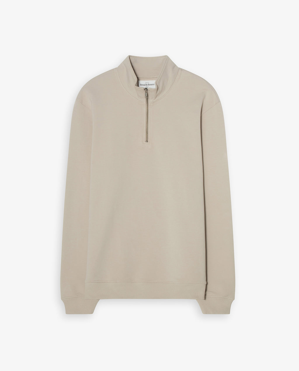HALF ZIP Beige by Bread&Boxers | 90441_0011_4