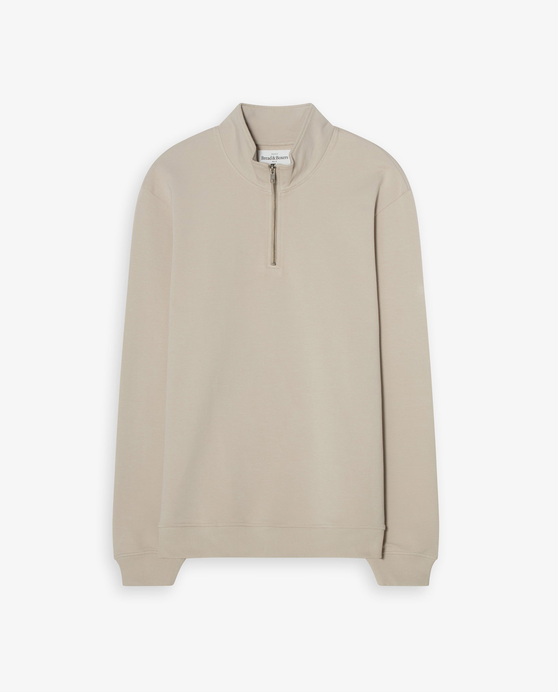 HALF ZIP Beige by Bread&Boxers | 90441_0011_4