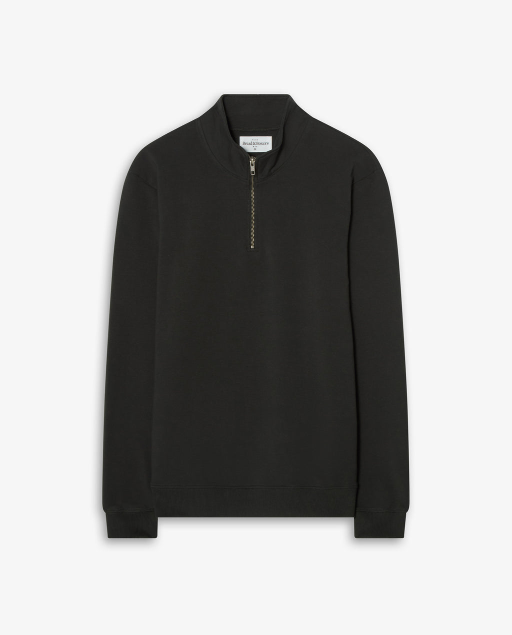 HALF ZIP CHARCOAL by Bread&Boxers | 90441_0099_4