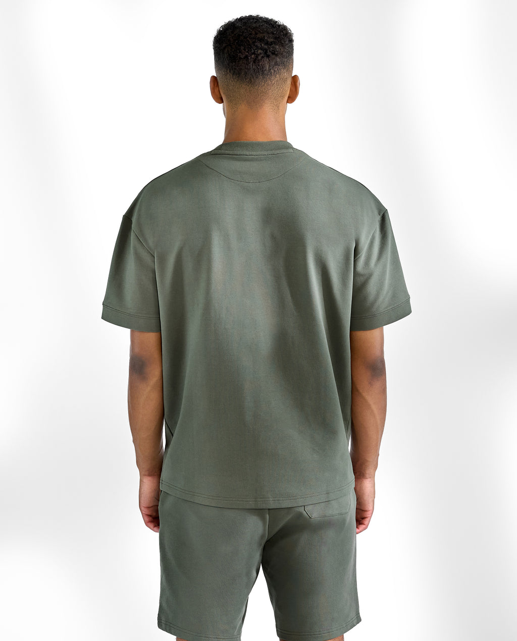 Camiseta cuello caja algodón orgánico