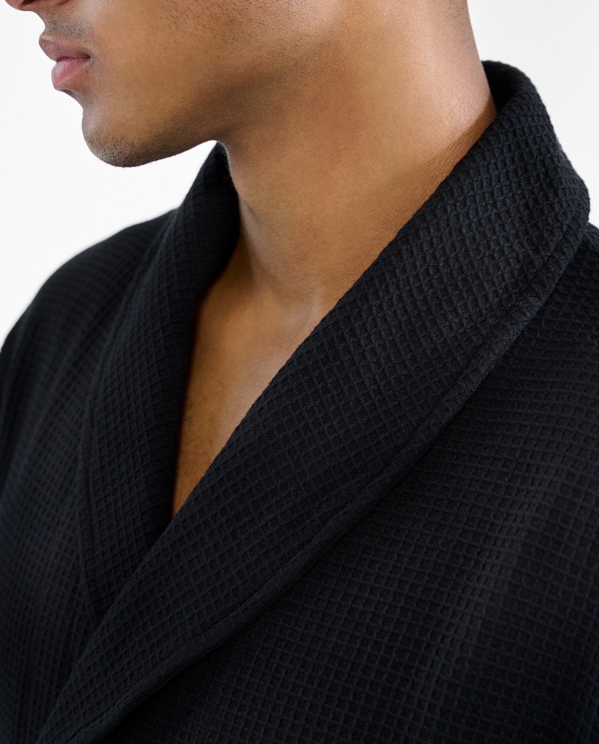 BATA CRUZADA de algodón de punto gofrado by Bread&