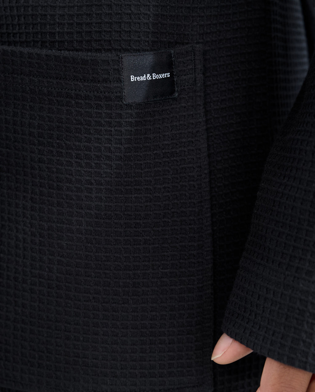 BATA CRUZADA de algodón de punto gofrado by Bread&