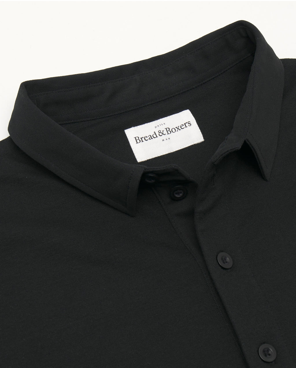Polo Rugby algodón orgánico negro