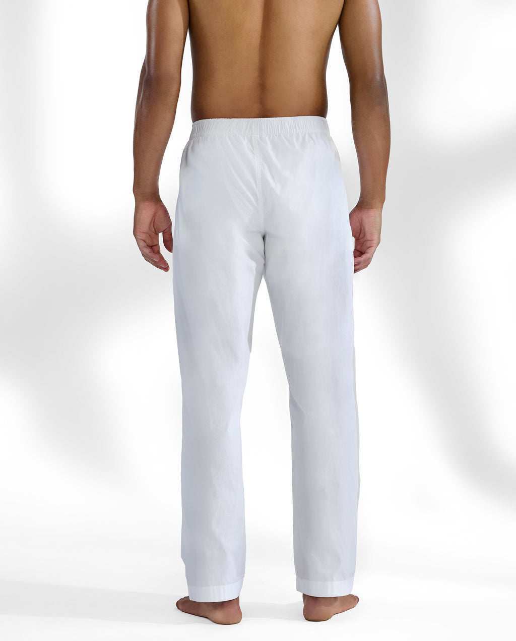 WOVEN PYJAMA PANT WHITE by Bread&Boxers