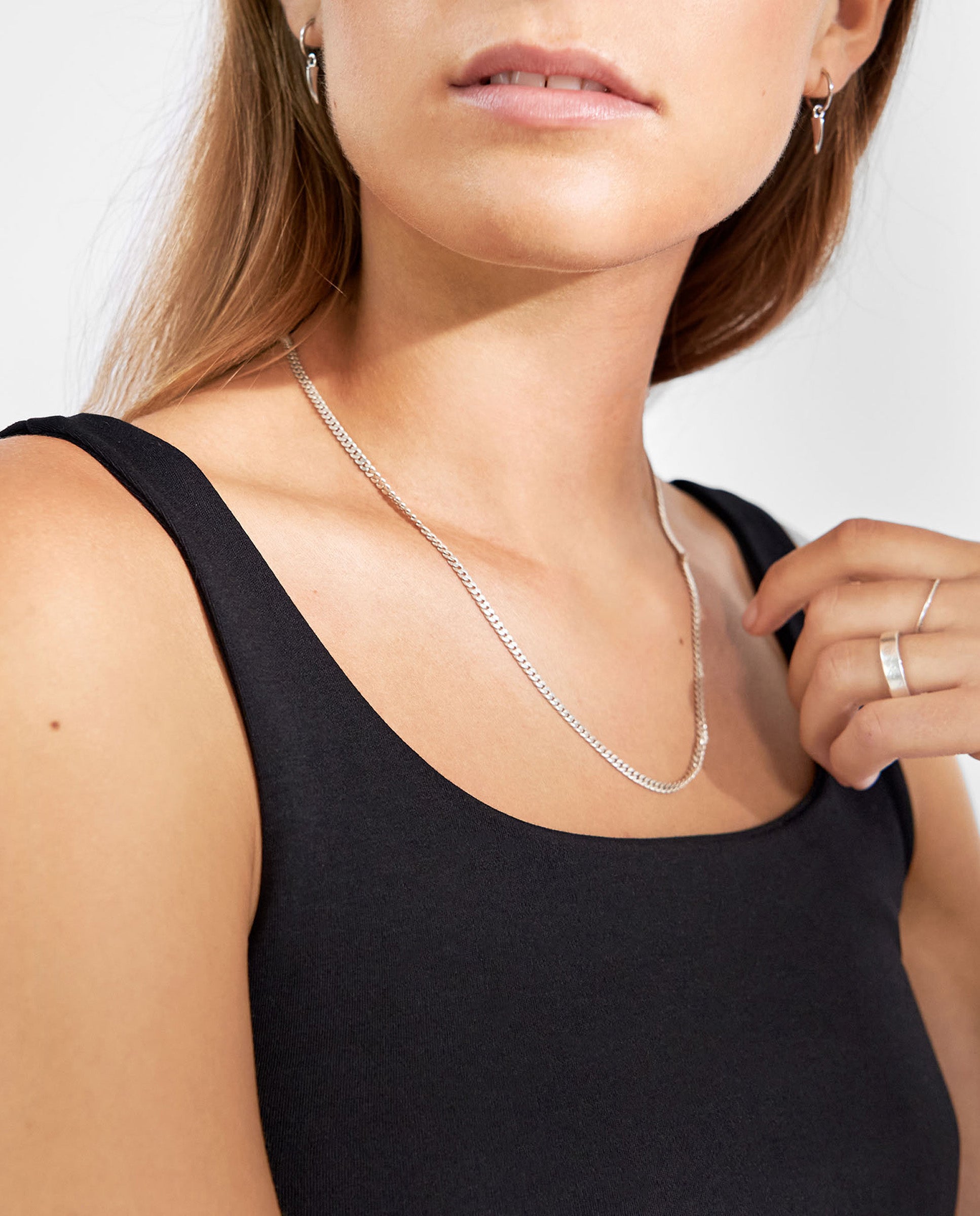 Camiseta de tirantes algodón orgánico negra by Bre