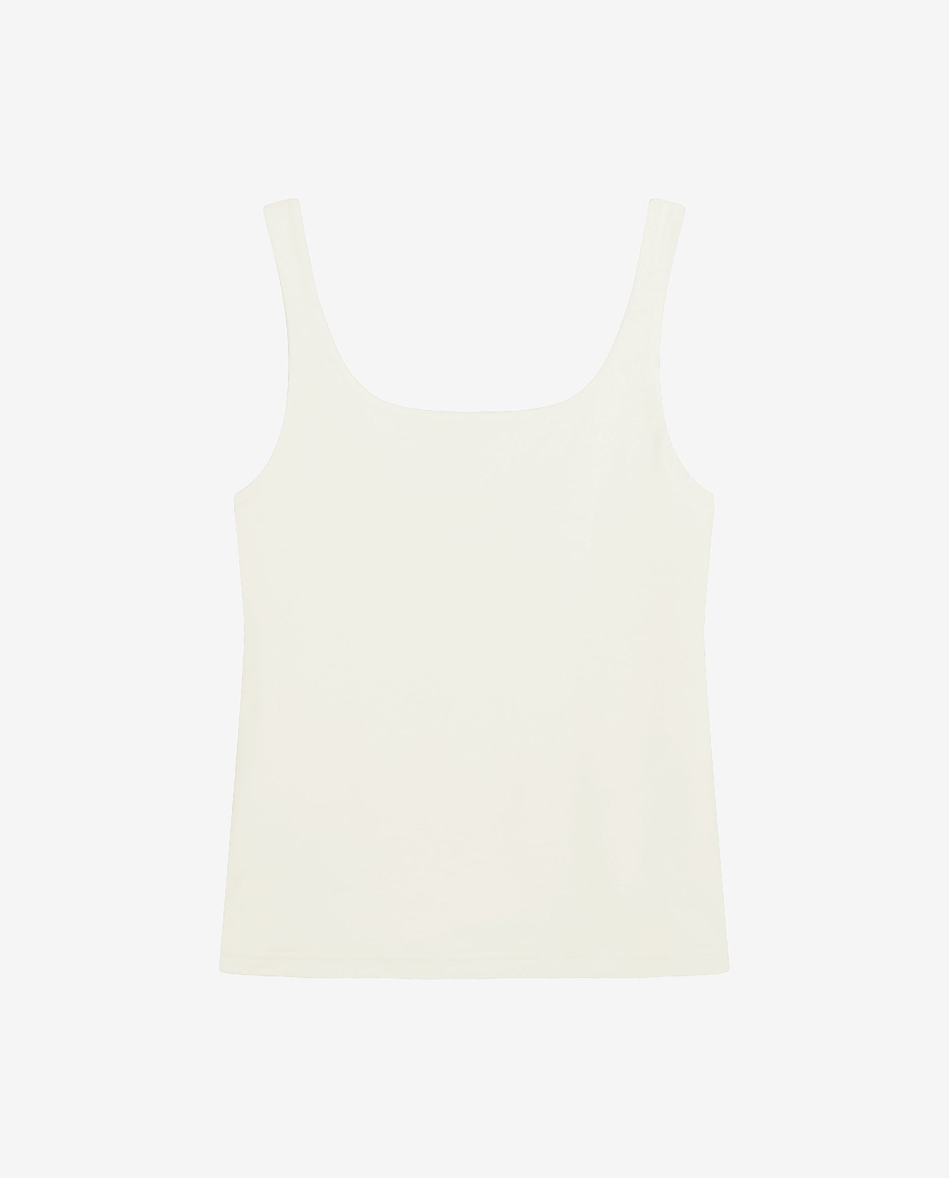 Camiseta de tirantes algodón orgánico marfil by Br