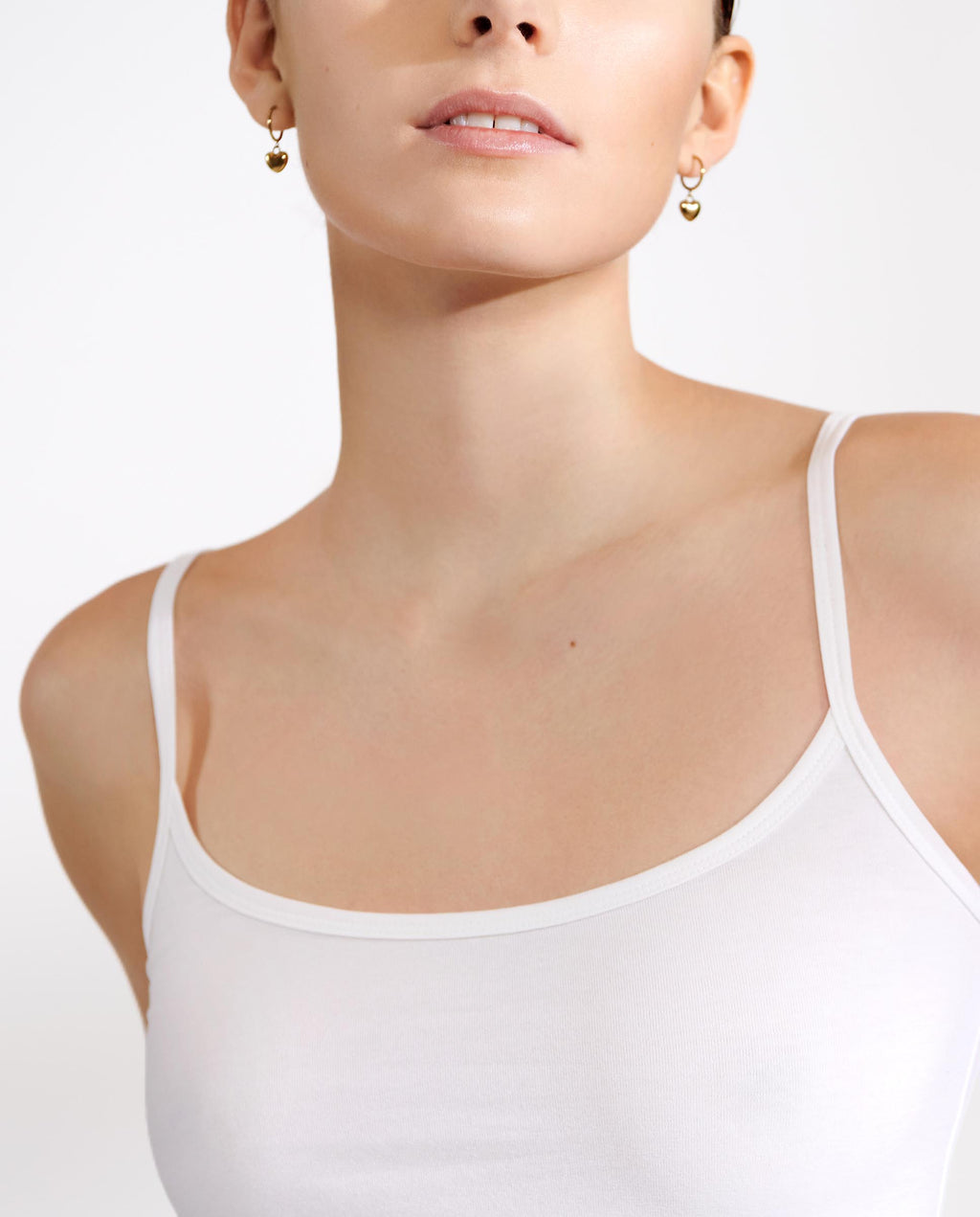 Camiseta de tirantes elásticos blanco by Bread&Box