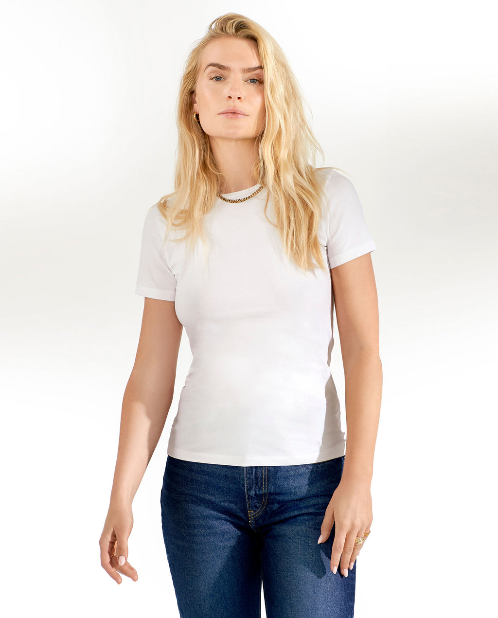 CREW-NECK SLIM WHITE by Bread&Boxers