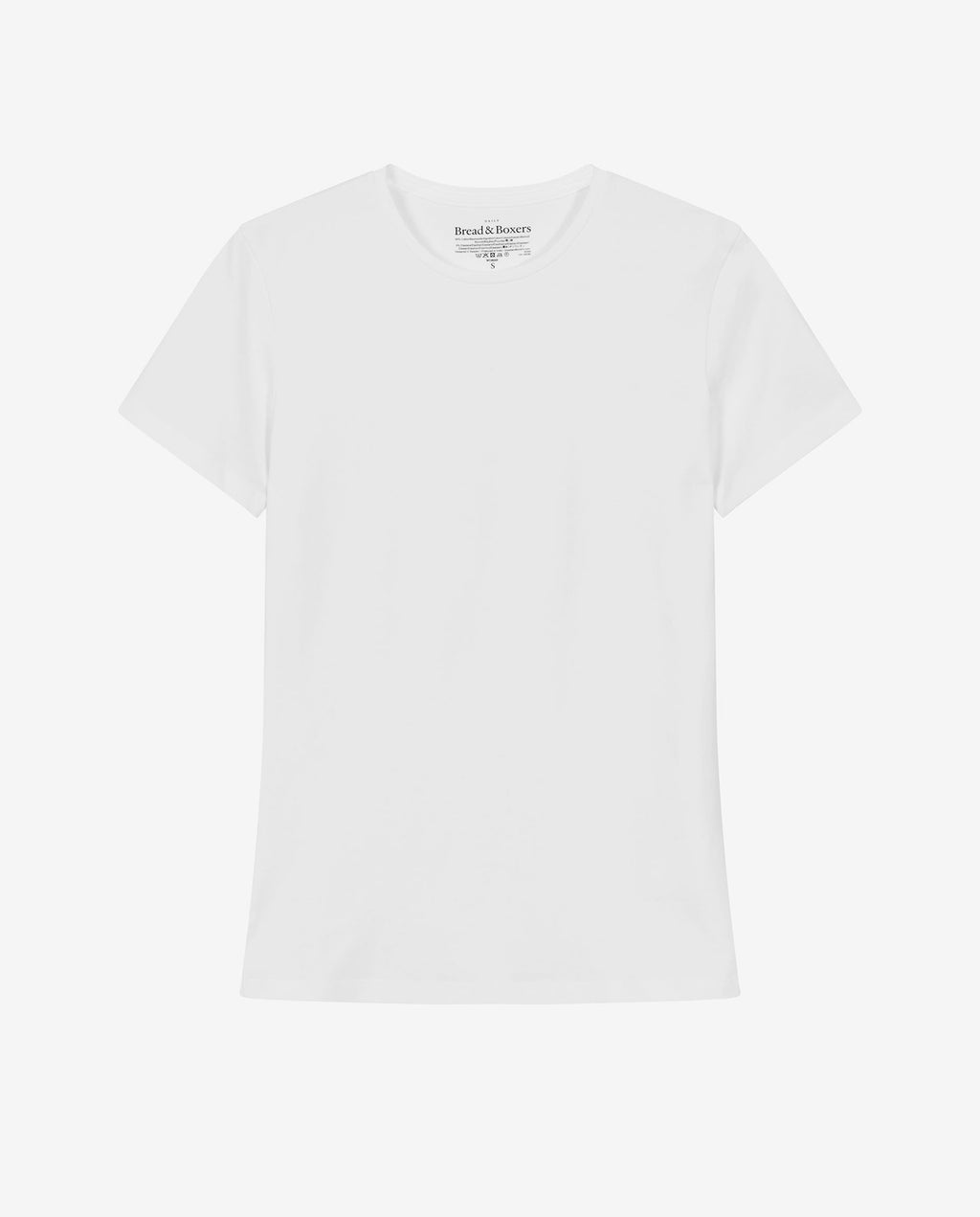 CREW-NECK SLIM WHITE by Bread&Boxers