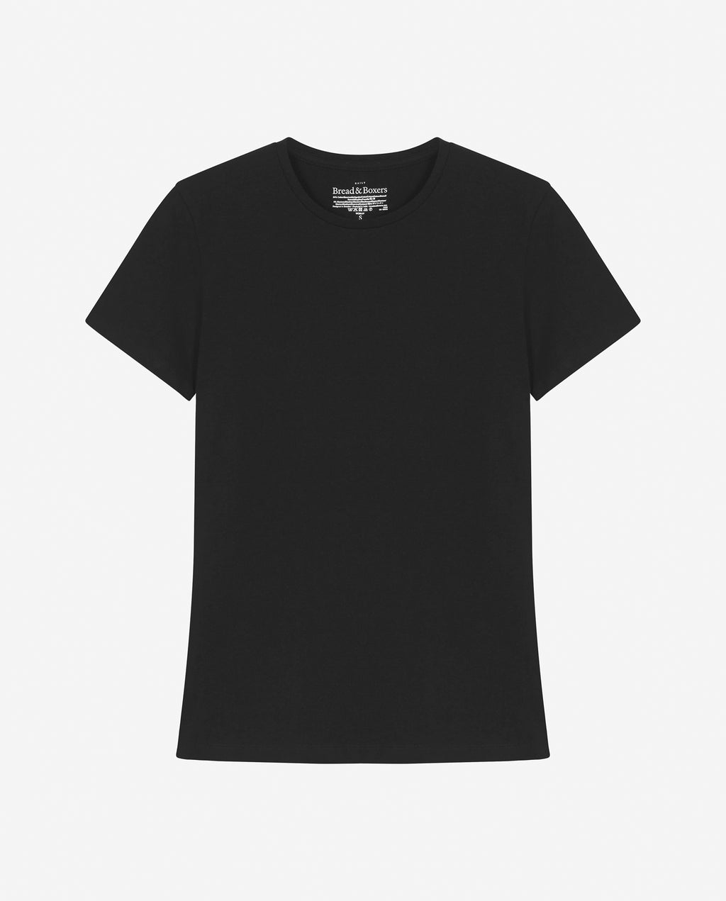 CREW-NECK SLIM BLACK by Bread&Boxers