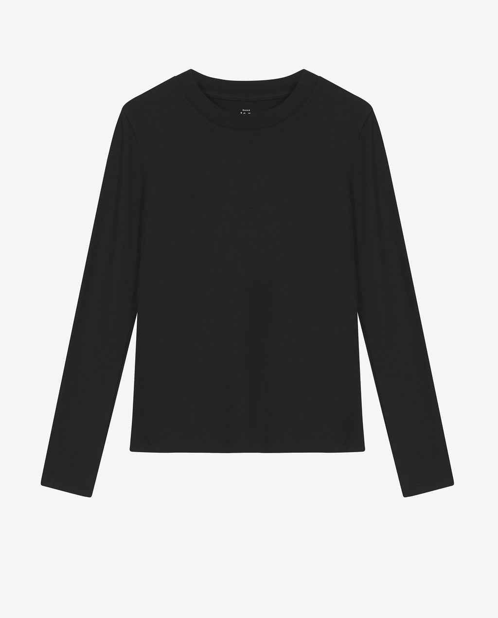 Camiseta negra ajustada manga larga by Bread&Boxer