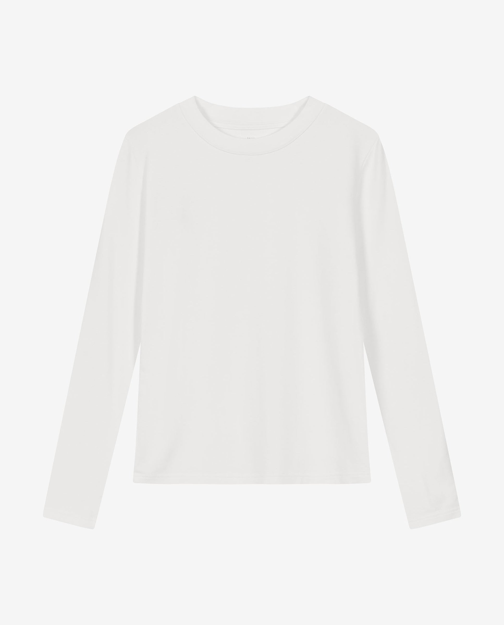 Camiseta marfil ajustada manga larga by Bread&Boxe