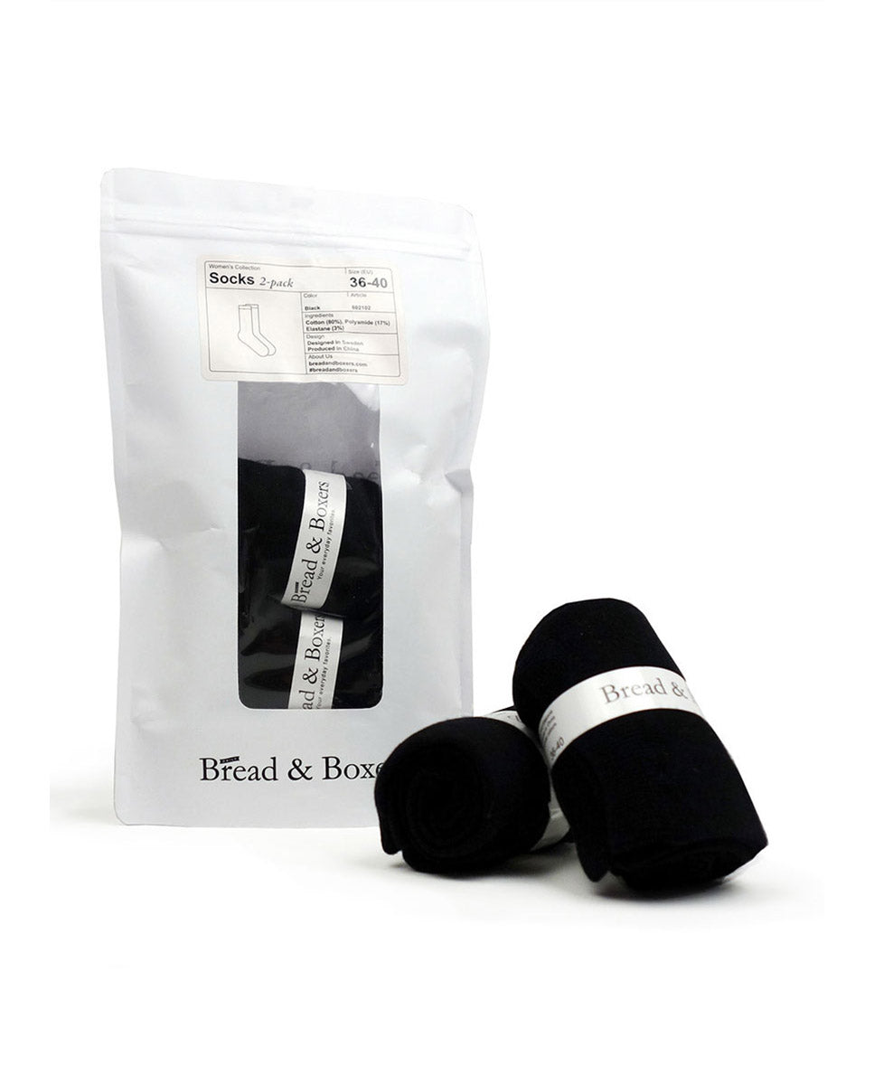 PACK 2 CALCETINES NEGROS by Bread&Boxers | 90802_0002_2