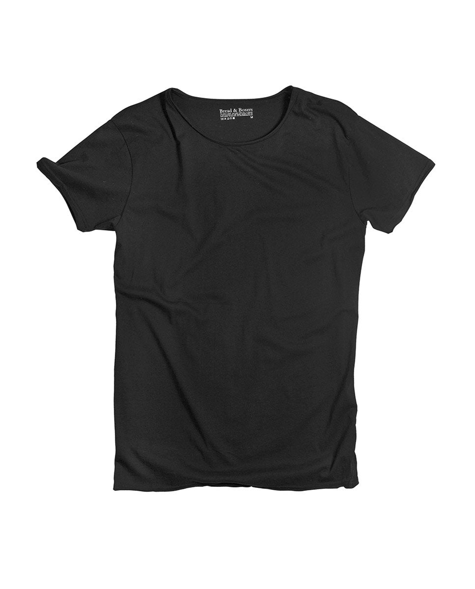 CREW-NECK RELAXED BLACK by MIRTO