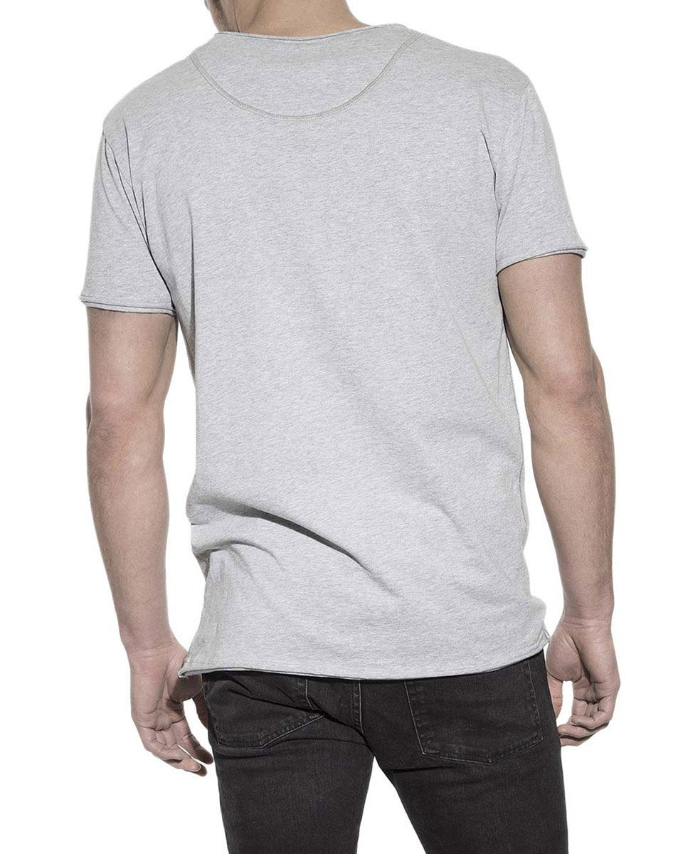 CREW-NECK RELAXED GREY MELANGE by MIRTO