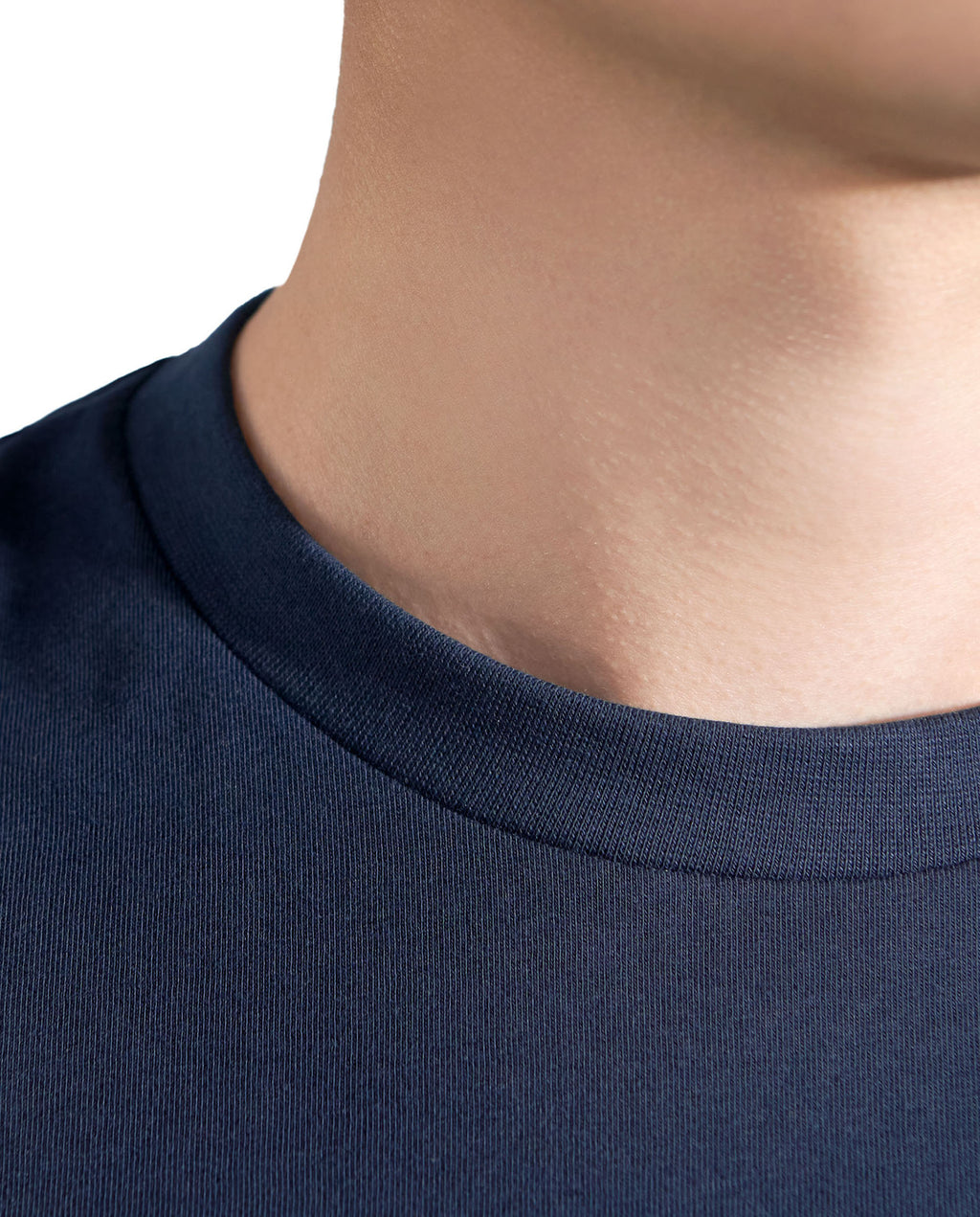 Camiseta cuello caja algodón orgánico marino by Br