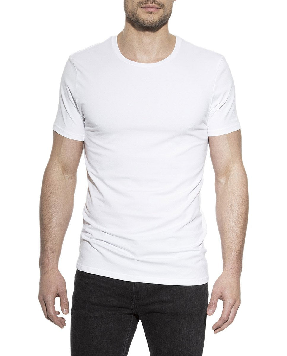 2-PACK CREW-NECK WHITE by MIRTO