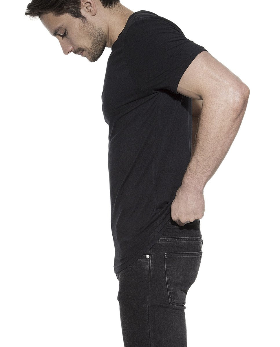 2-PACK CREW-NECK BLACK by MIRTO