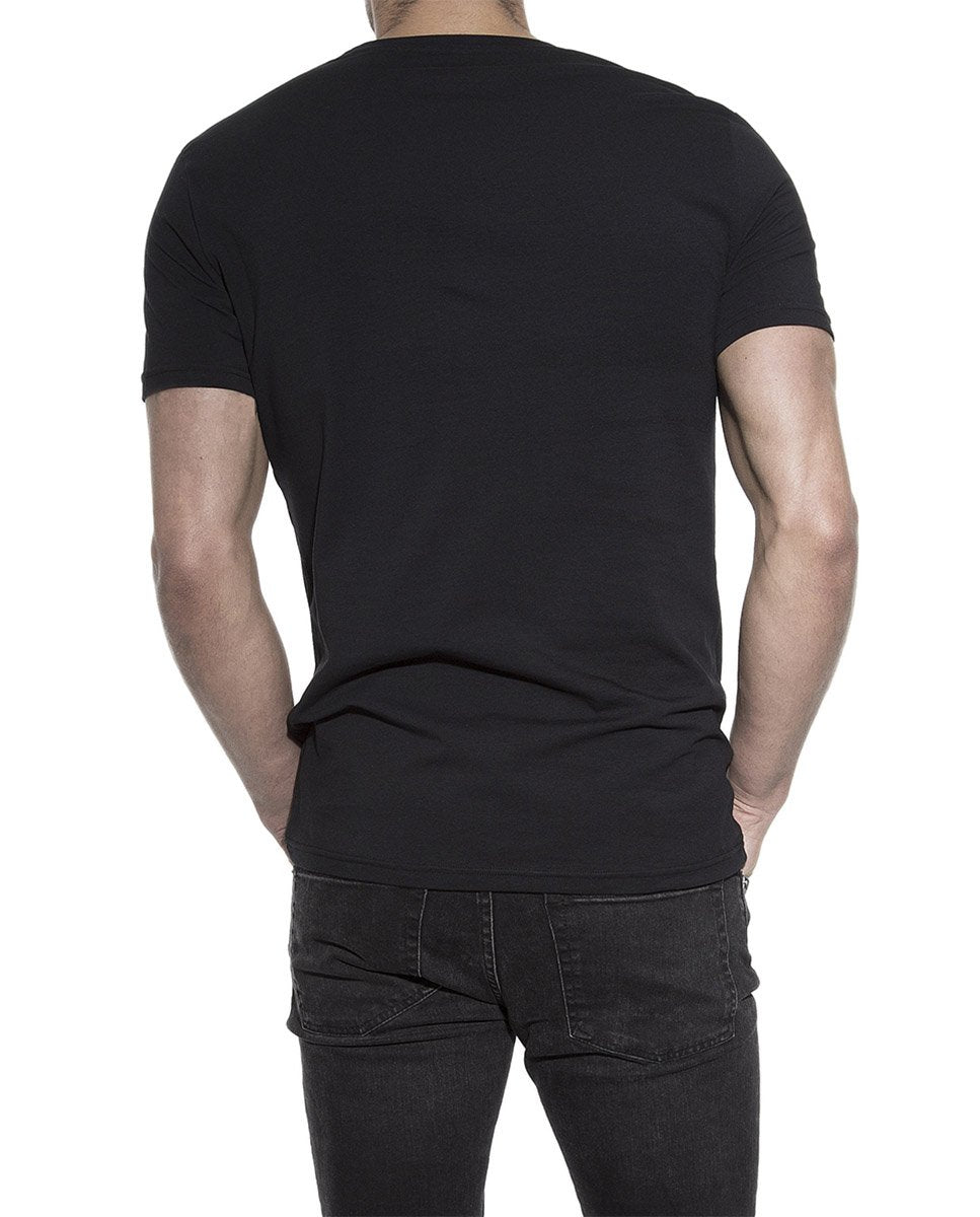 2-PACK CREW-NECK BLACK by MIRTO