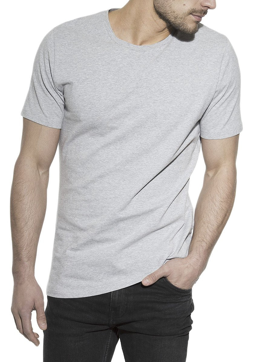 2-PACK CREW-NECK GREY MELANGE by MIRTO