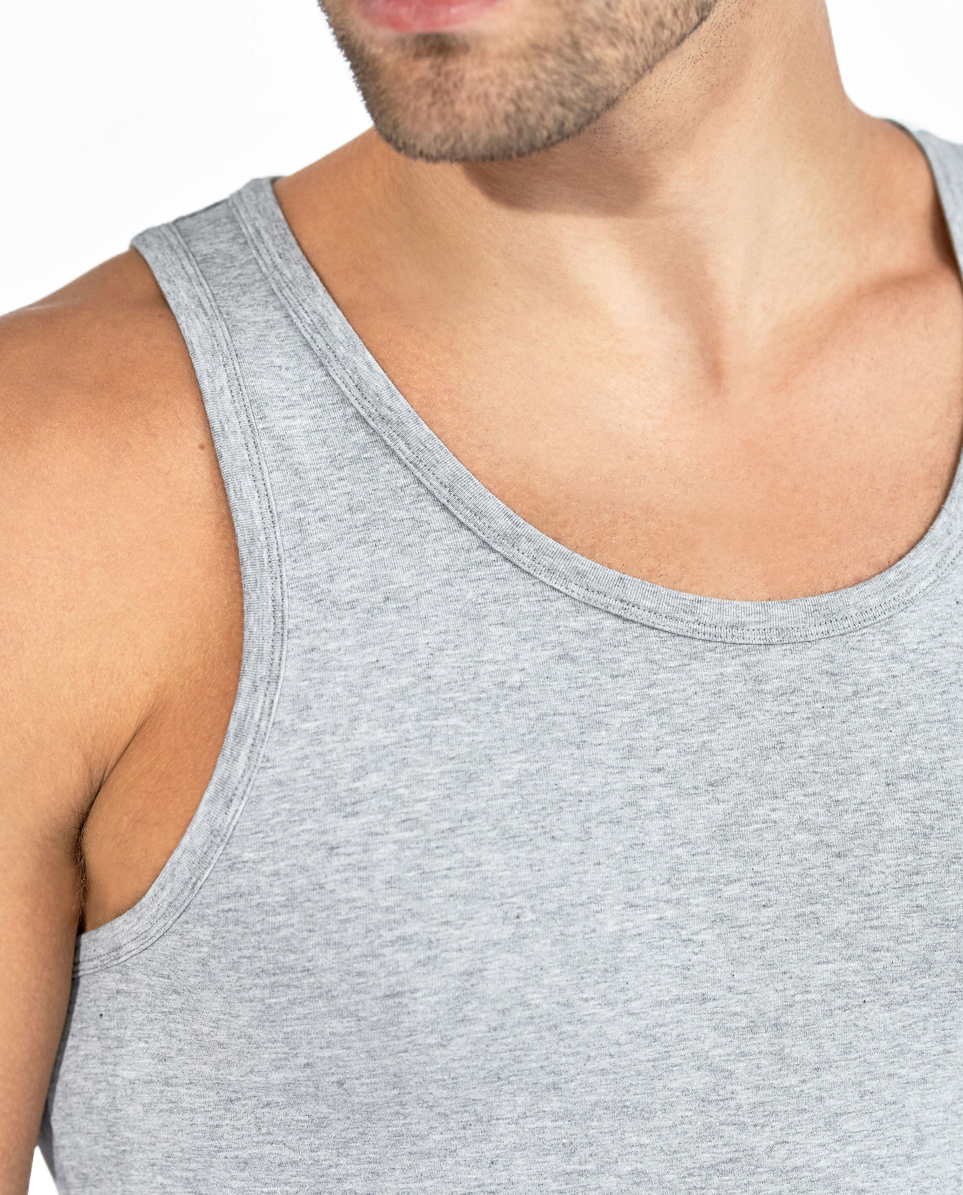 Pack de dos camisetas lisas sin mangas by Bread&Bo