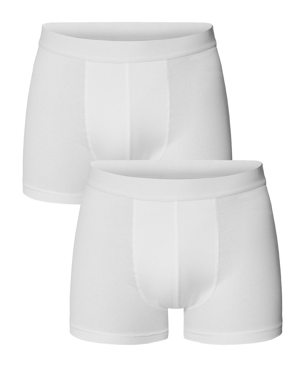 PACK 2 BOXERS MODAL ELASTICO ECO BLANCOS by MIRTO