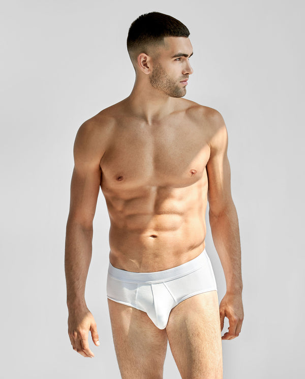 Pack de 3 brief blancos by Bread&Boxers