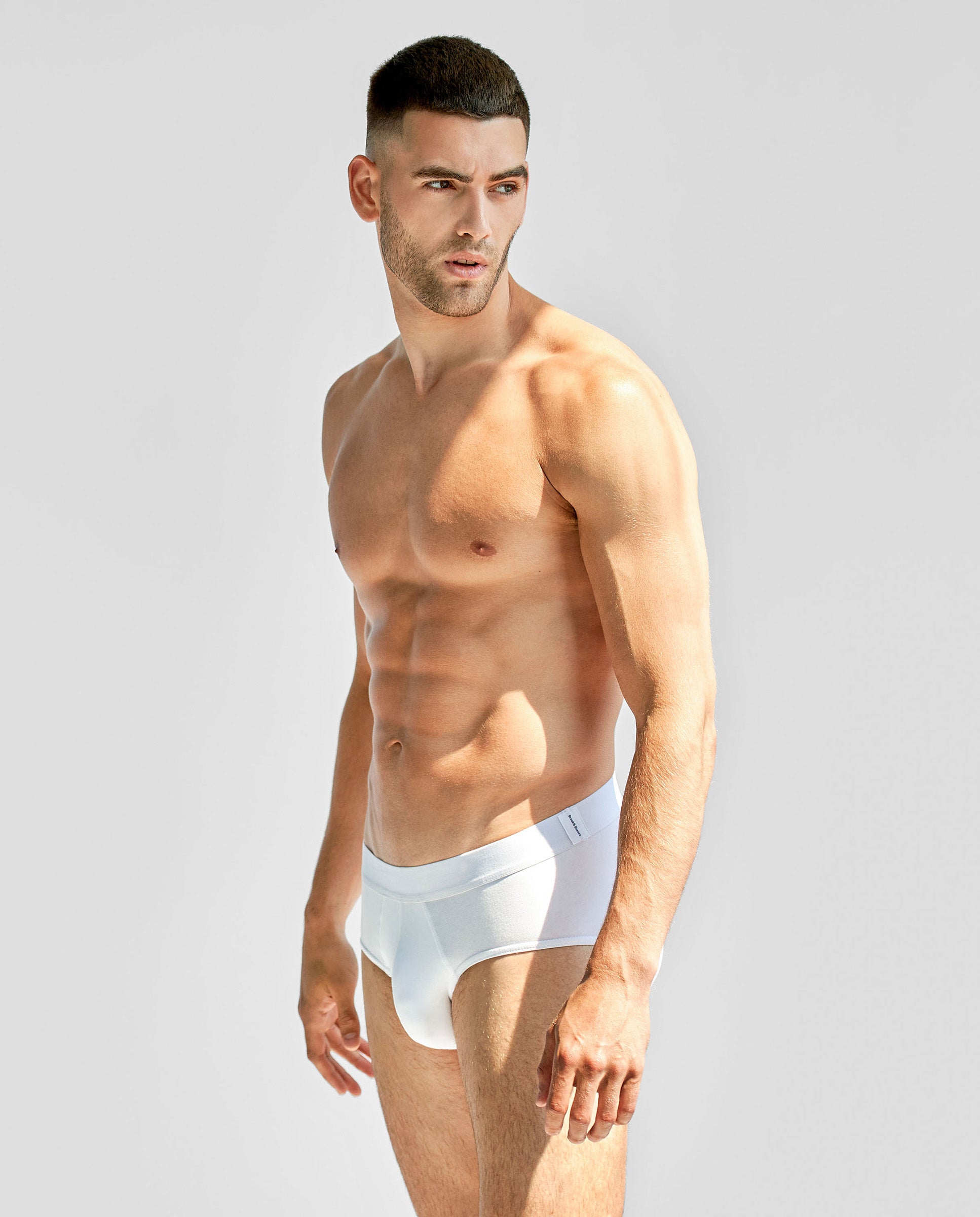 Pack de 3 brief blancos by Bread&Boxers